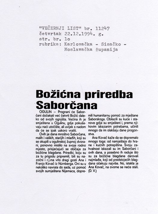 muzeja ogulin
saborčana