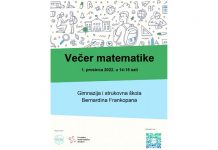 Večer matematike u Gimnaziji Bernardina Frankopana Ogulin