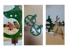 Adventski štand ukrasa i radova učenika Obrtničke škole Ogulin