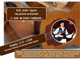 Tamburaški koncert KUD-a Klek “U san mi dođu tambure”