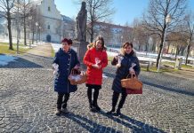 Članice ZŽ HDZ-a Ogulin šire ljubav. Zasladile Ogulince kolačićima za Valentinovo