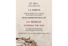 Crkvena događanja uoči Velikoga tjedna