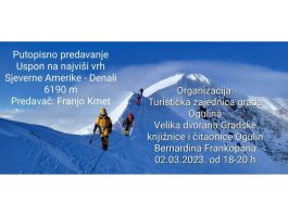 Putopisno predavanje na temu: Uspon na najviši vrh Sjeverne Amerike – Denali.