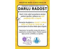 Darujte plišance i pridružite se akciji DND Ogulin za male pacijente KBC Rebro