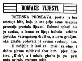 Utorkom iz arhive Zavičajnog muzeja Ogulin – Uskrs u Ogulinu 1925 godine.