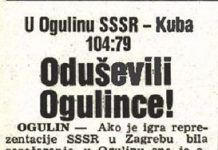 Utorkom iz arhive Zavičajnog muzeja Ogulin – Košarkaška utakmica između “Davida i Golijata”