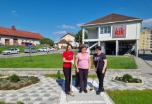 Ogulinska Zajednica žena HDZ-a uredila okoliš kod biste Franje Tuđmana