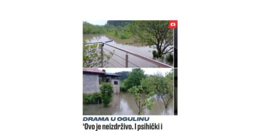 ‘Ovo je neizdrživo. A znate li gdje je trenutačno naš gradonačelnik?‘ prenosi Jutarnji list, Tportal o Ogulinu…