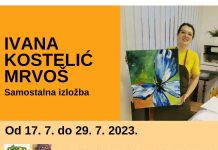 Izložba umjetničkih radova Ivane Kostelić Mrvoš u Knjižnici Ogulin
