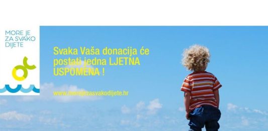 Dvoje djece iz Ogulina na besplatnom ljetovanju Društva Naša djeca u projektu More je za svako dijete