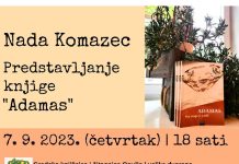 Predstavljane knjige “Adamas” Nade Komazec u Knjižnici Ogulin