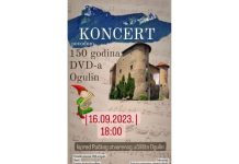 Večeras koncert Puhačkog orkestra DVD-a Ogulin i gostiju