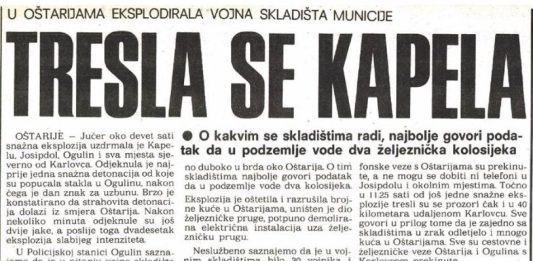 Utorkom iz arhive Zavičajnog muzeja Ogulin – Tresla se Kapela