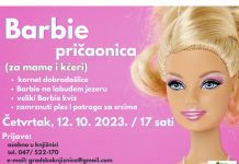 Barbie pričaonica za mame i kćeri u Gradskoj knjižnici i čitaonici Ogulin