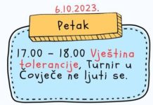 Društvo Naša Djeca Ogulin u sklopu Dječijeg tjedna organizira turnir u igri “Čovječe ne ljuti se”