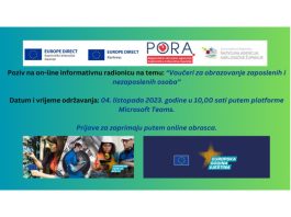 Kako se besplatno obrazovati? Online radionica o vaučerima za obrazovanje odraslih ED Karlovac i RA Karlovačke županije