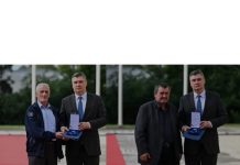 Ogulince Srećka Sabljaka i Željka Pežića odlikovao predsjednik RH Redom Danice hrvatske s likom Katarine Zrinske