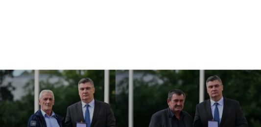 Ogulince Srećka Sabljaka i Željka Pežića odlikovao predsjednik RH Redom Danice hrvatske s likom Katarine Zrinske
