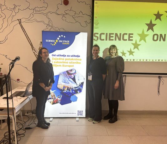 Nastavnice Prve osnovne škole Ogulin na festivalu Science on Stage s projektom Ogulin – grad bajke i STEM-a