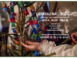 “SPAVAJ MALI BOŽIĆU” – Vokalno-instrumentalni koncert KUD-a Klek Ogulin