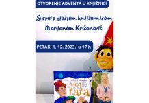 Književni susret s dječjom književnicom Marijanom Križanović u Gradskoj knjižnici Ogulin