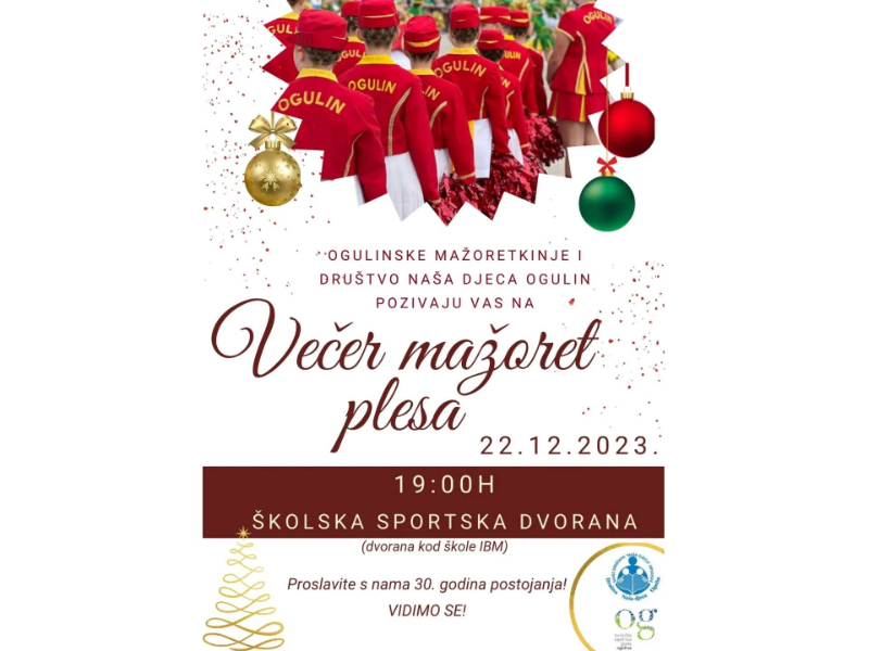 Večer mažoret plesa