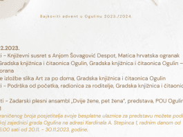 Danas počinje Bajkoviti advent u Ogulinu