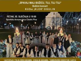 Veliki božićni koncert KUD-a “Klek” – “SPAVAJ MALI BOŽIĆU, TUJ, TUJ, TUJ”