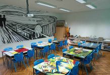 U Gimnaziji učionica za Likovnu i Glazbenu umjetnost osvježena na malo drugačiji način