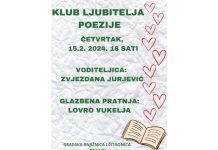 Klub Ljubitelja poezije otvoren za nove članove