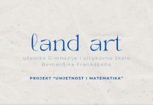 Land art – projekt učenika Gimnazije Bernardina frankopana Ogulin “Umjetnost i matematika”
