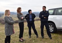 Županica obišla teren uz državnu granicu u Cetingradu