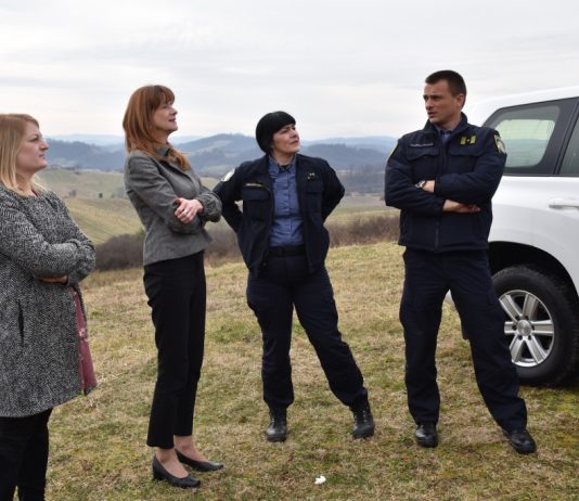 Županica obišla teren uz državnu granicu u Cetingradu