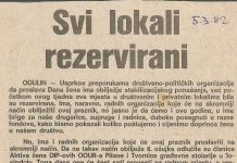 Utorkom iz arhiva Zavičajnog muzeja Ogulin – Dan žena 1982. godine