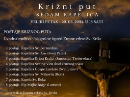 Obnova duhovne tradicije: “Križni put – Sedam kapelica” nakon više od 90 godina