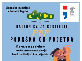 P.O.P. – Podrška roditeljima od početka u Gradskoj knjižnici i čitaonici Ogulin