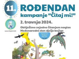 Čitajte djeci barem 15 minuta dnevno – rođendan kampanje “Čitaj mi”