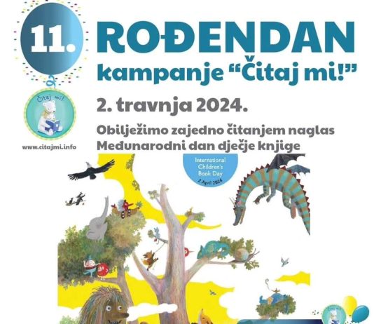 Čitajte djeci barem 15 minuta dnevno – rođendan kampanje “Čitaj mi”