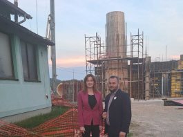 Županica obišla radove na izgradnji Islamskog centra povodom Ramazanskog bajrama