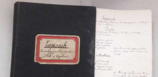UTORKOM IZ MUZEJSKOG ARHIVA – ZAPISNIK HRVATSKOG PJEVAČKOG DRUŠTVA „KLEK“ OGULIN