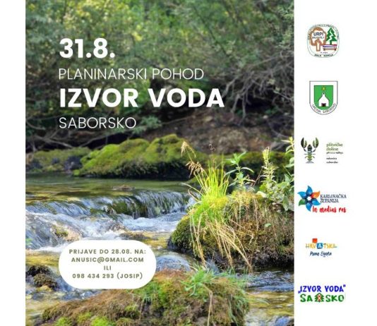 Saborsko: Planinarski pohod “Izvor voda”