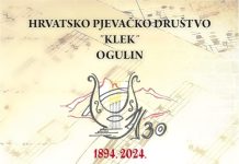 Koncert povodom 130 godina Hrvatskog pjevačkog društva “Klek” Ogulin