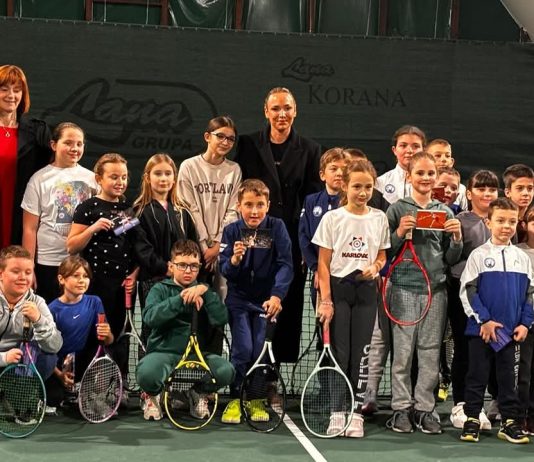 Donna Vekić u posjeti Teniskom klubu Karlovac