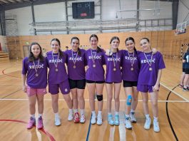 Košarkašice OŠ I.B. Mažuranić treće u županiji