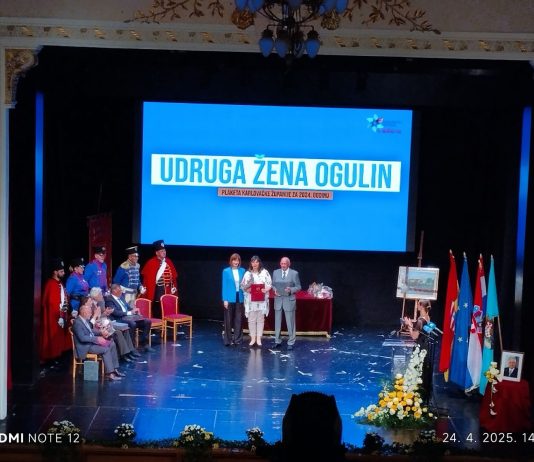Dan Karlovačke županije, javno prizanje Udruzi žena Ogulin