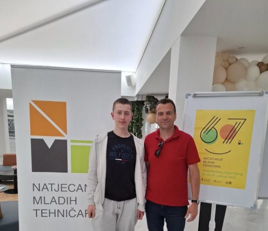 Gabrijel Teo Kaurić državni prvak u elektrotehnici