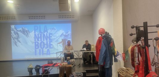 Predstavljena knjiga alpinista Marija Rodeša “Planina boje lila”