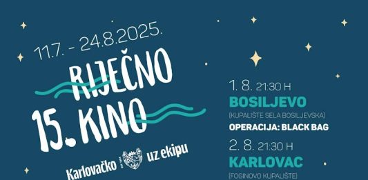 15. riječno kino počinje u Ogulinu