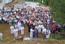 Biskup Medo na trošmarskom proštenju