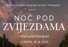 Noć pod zvijezdama u Novigradu na Dobri